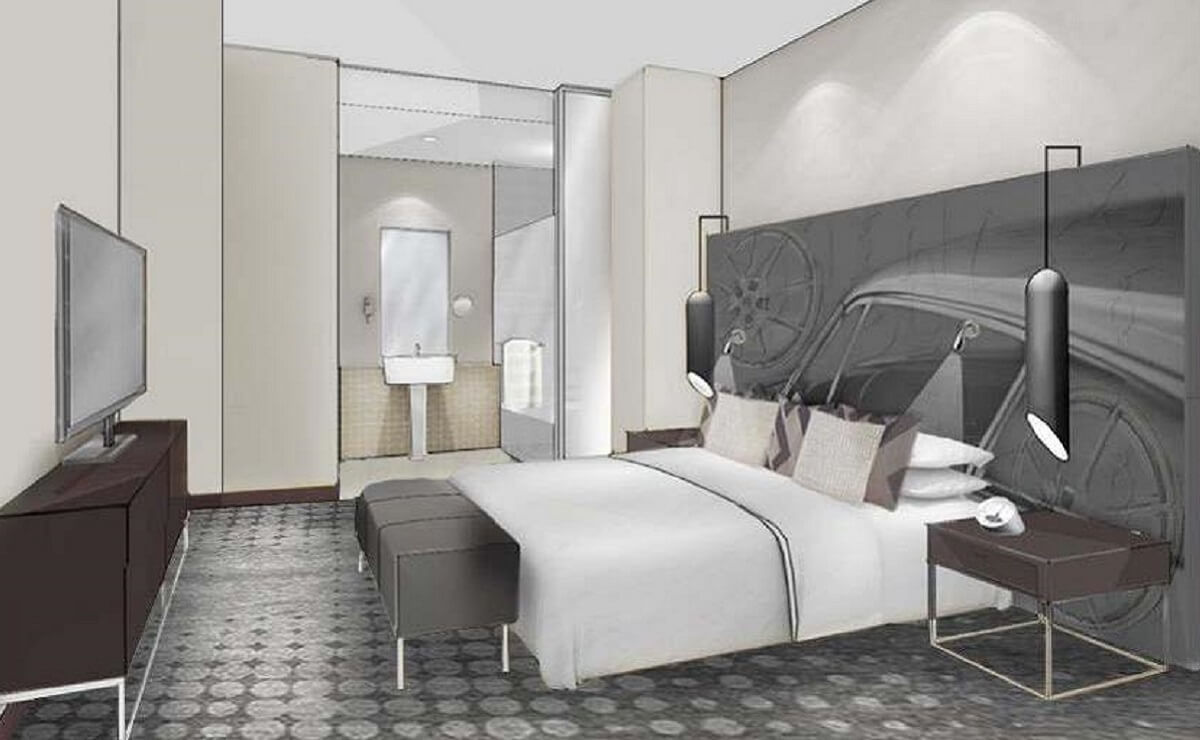 Hotel de Porsche en Atlanta 3 1 ¿Cómo es el hotel para fanáticos de Porsche?