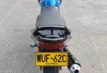 placas de motos Colombia