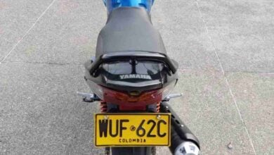 placas de motos Colombia