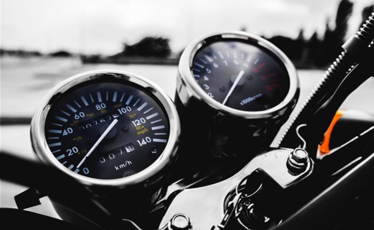 tablero de una moto