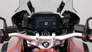 tablero de una moto