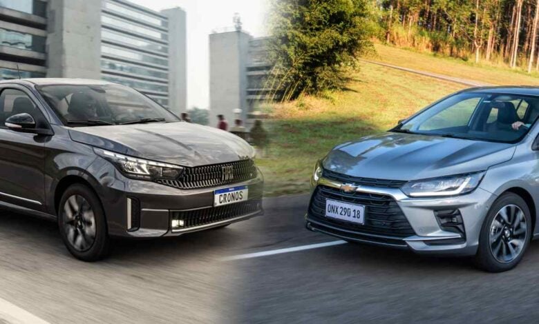 Fiat Cronos vs. Chevrolet Onix Plus: ¿Cuál es el sedán más destacado del segmento B en Argentina? MDP Fiat Cronos vs Chevrolet Onix Plus Fiat Cronos vs. Chevrolet Onix Plus: ¿Cuál es el sedán más destacado del segmento B en Argentina?