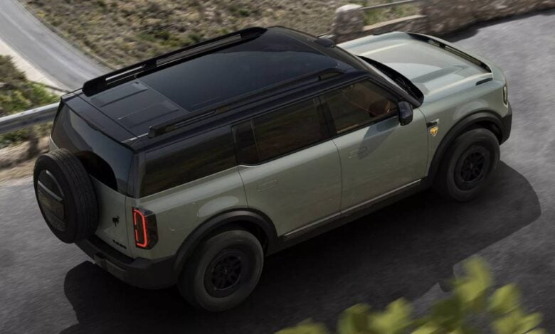 Ford Bronco New Energy: El salto eléctrico de un ícono en exclusiva para China MDP Ford Bronco New Energy perfil Ford Bronco New Energy: El salto eléctrico de un ícono en exclusiva para China