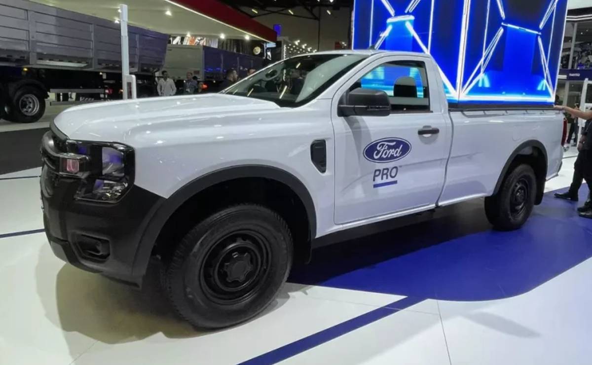 MDP Ford Ranger cabina simple frente 1 1 La Nueva Ford Ranger XL Cabina Simple Llega a Brasil para Desafiar a las Gigantes del Mercado