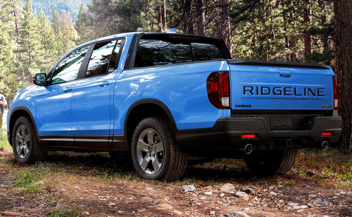 MDP Honda Ridgeline TrailSport 2024 trasera ¿La nueva pick-up de Honda será la más esperada del año?