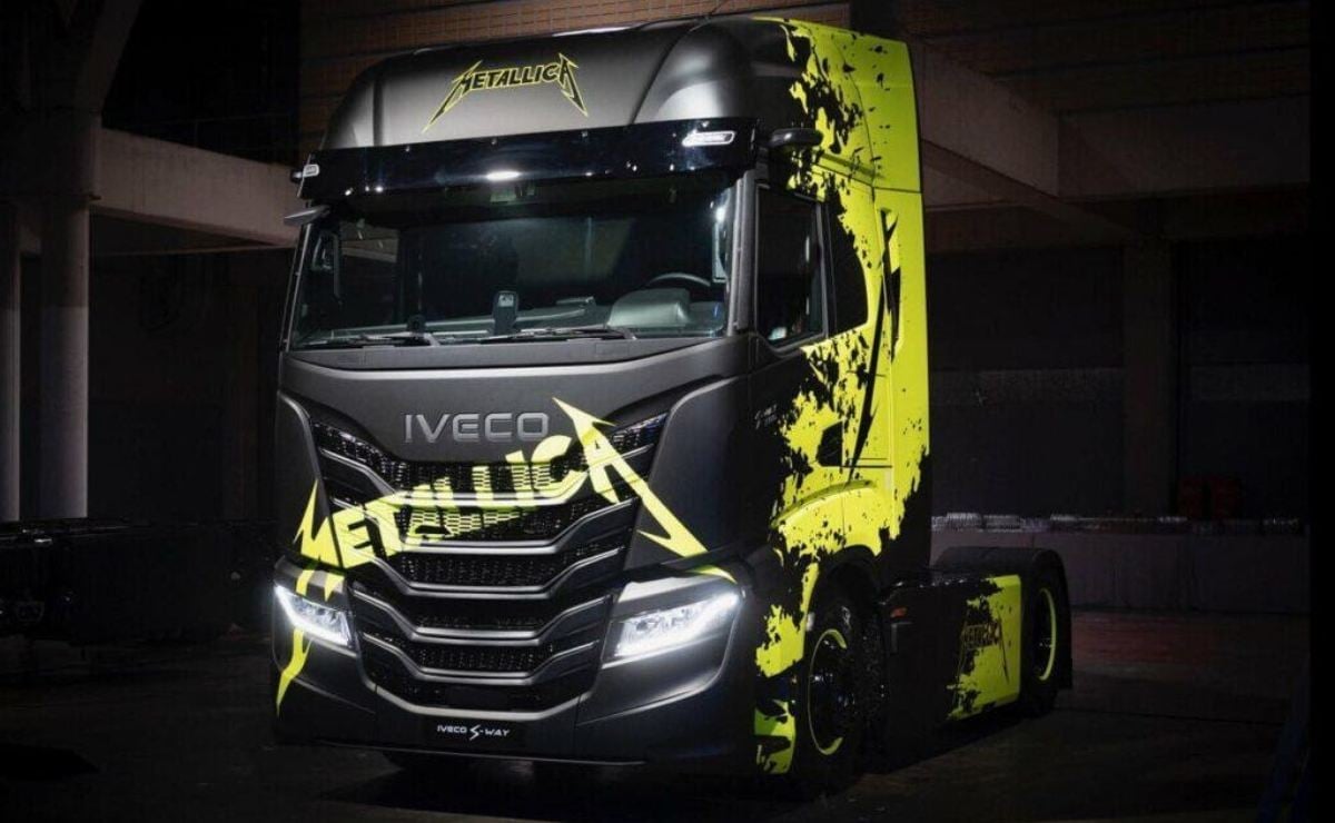 MDP Iveco S Way Edicion Especial Metallica Iveco S-Way Edición Especial Metallica: La revolución del diseño y la música sobre camiones