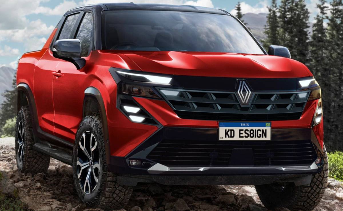 MDP Renault Niagara render frente ¿La nueva pick up compacta de Renault revolucionará el mercado argentino?