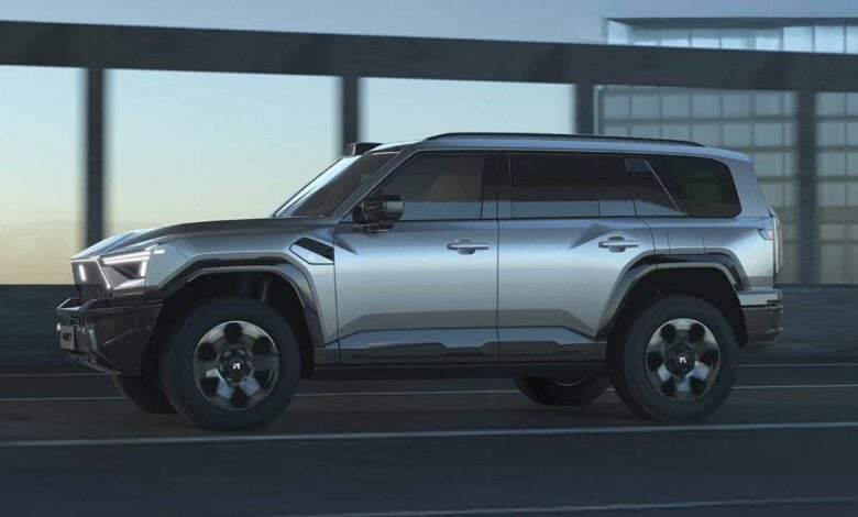 MDP SUV M Hero M817 accion perfil Dongfeng M-Hero M817: El SUV Eléctrico que Revoluciona el Mercado Asiático