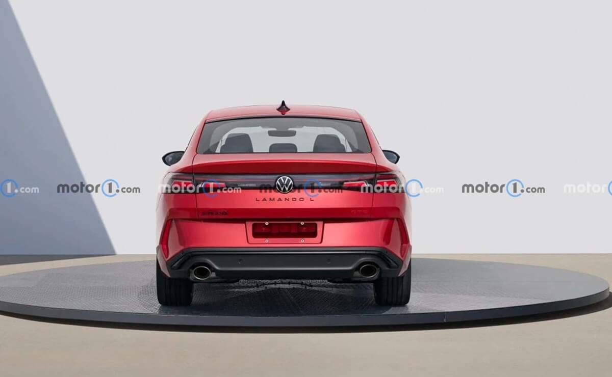 MDP Volkswagen Lamando parte trasera Volkswagen Lamando 2026: La Modernización del Sedán que Llega para Sorprender