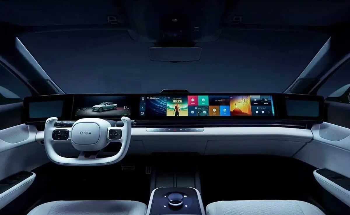 MDP Afeela 1 interior Honda y Sony se unen para revolucionar el mercado con el AFEELA 1, su sedán eléctrico premium