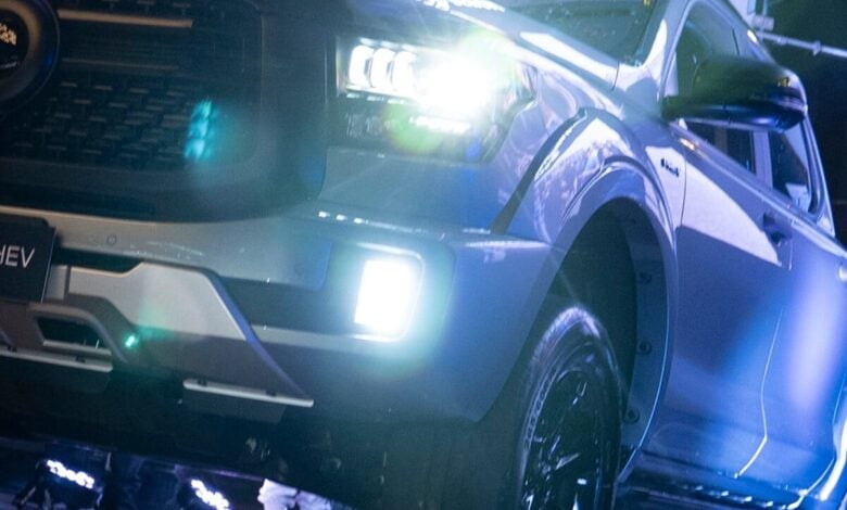 GWM Poer 500 PHEV Hi4-T 2025: La Revolución Híbrida en el Mundo de las Pick-Ups Llegó MDP GWM Poer 500 PHEV Hi4 T 2025 frontal GWM Poer 500 PHEV Hi4-T 2025: La Revolución Híbrida en el Mundo de las Pick-Ups Llegó