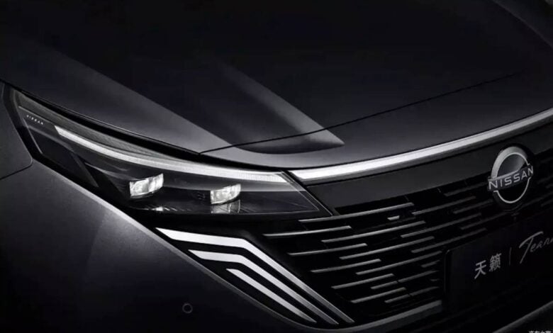 MDP Nissan Teana Plus teaser Nissan Teana: El Regreso de un Clásico con Innovación en el Mercado Chino