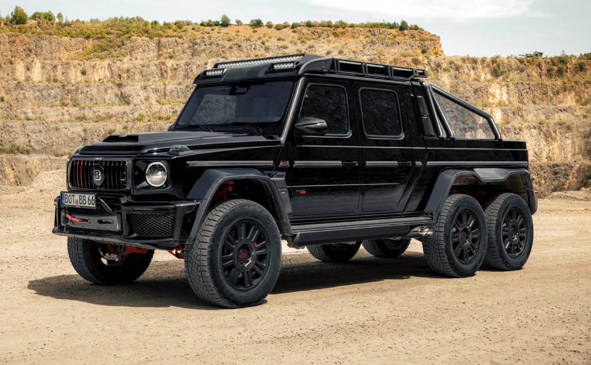 MDP Pick up Brabus XLP 800 6x6 Adventure frente Brabus XLP 800 6x6 Adventure: La Última Revolución en Todoterreno de Lujo