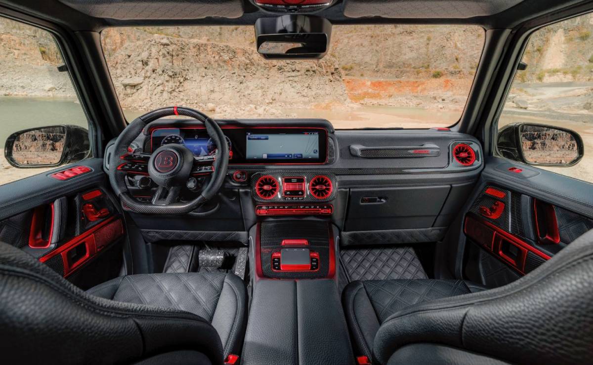 MDP Pick up Brabus XLP 800 6x6 Adventure interior Brabus XLP 800 6x6 Adventure: La Última Revolución en Todoterreno de Lujo