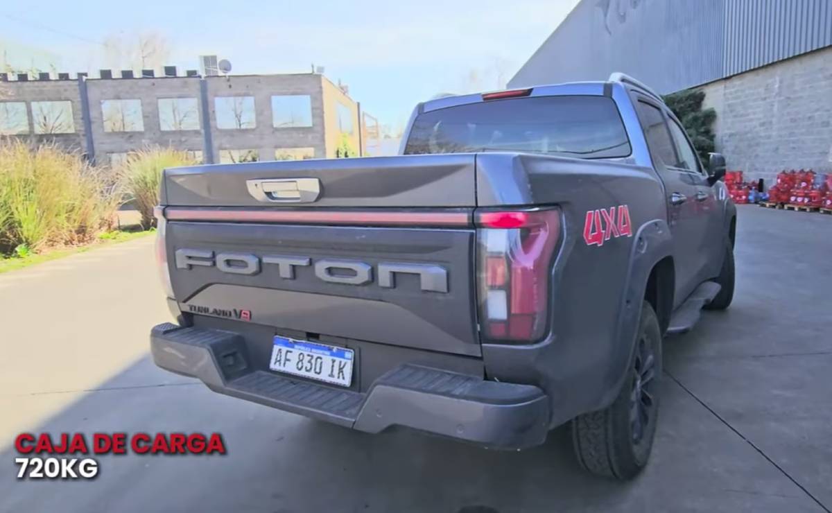 MDP Pick up Foton Tunland trasera ¿Es la Foton Tunland V9 la pick up china que revolucionará el mercado argentino?