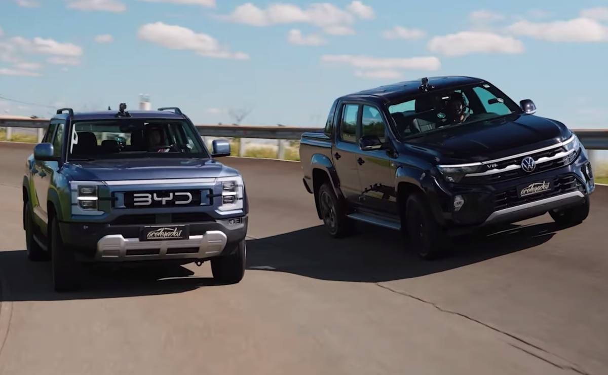 MDP Volkswagen Amarok vs BYD Shark 1 BYD Shark irrumpe en el mercado latinoamericano: la pick up híbrida que revoluciona el segmento