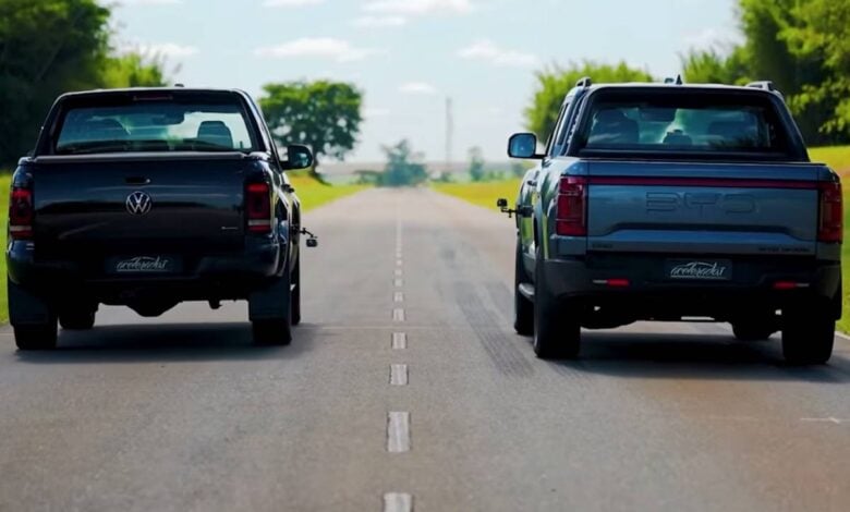 MDP Volkswagen Amarok vs BYD Shark BYD Shark irrumpe en el mercado latinoamericano: la pick up híbrida que revoluciona el segmento