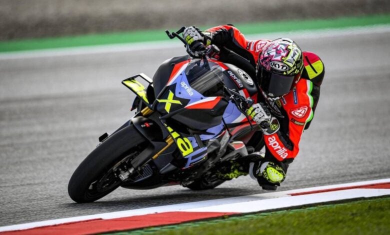 MDP aprilia rsv4 x ex3ma Aprilia Revoluciona MotoGP: Innovaciones en Efecto Suelo y Estabilidad en Curva