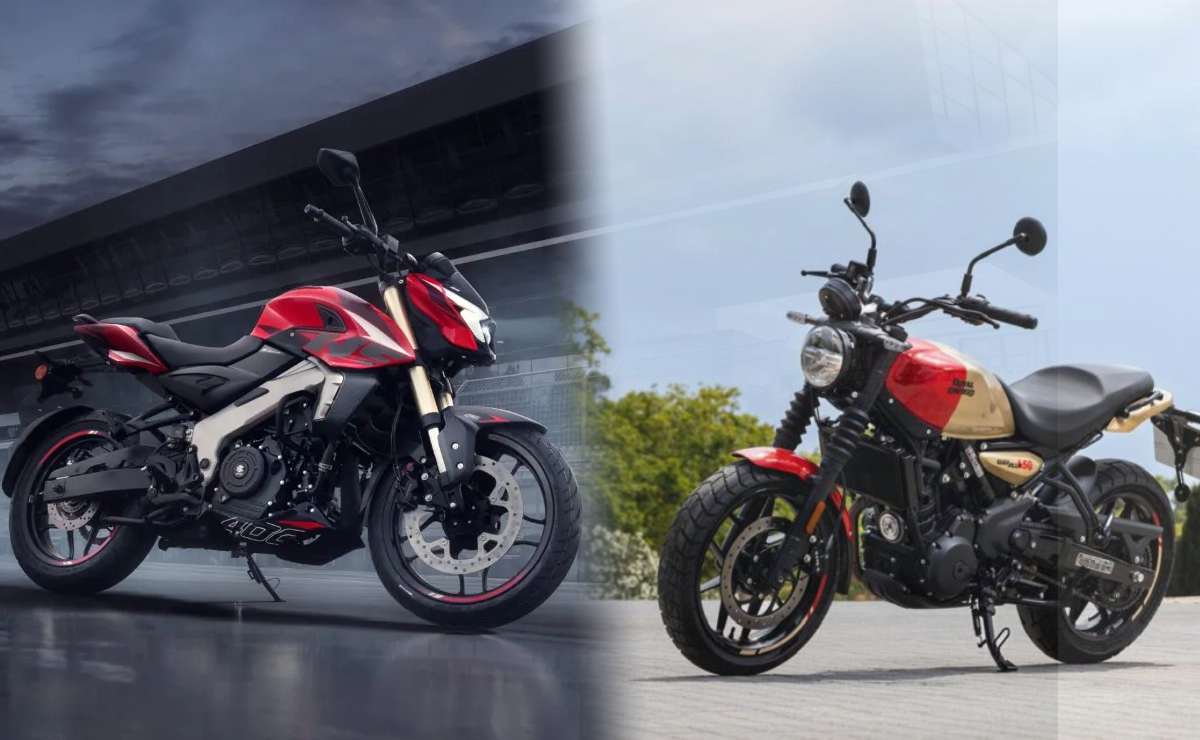 MDP Bajaj rouser ns 400 z vs royal enfield grr 450 ¿Puede la Bajaj Rouser NS400Z liderar el segmento de las naked de 400 cc?