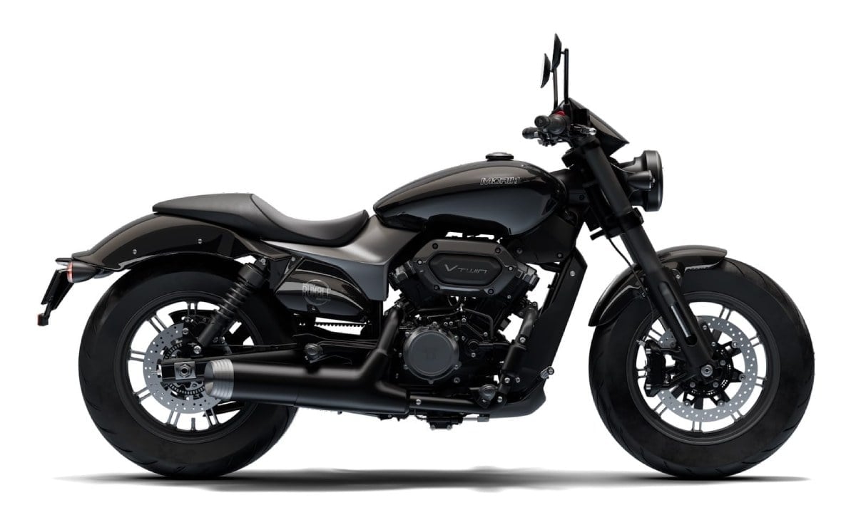 MDP Moto Morini Rumble 2025 lado derecho ¿Puede la Moto Morini Rumble 350 cc convertirse en la reina del segmento custom?
