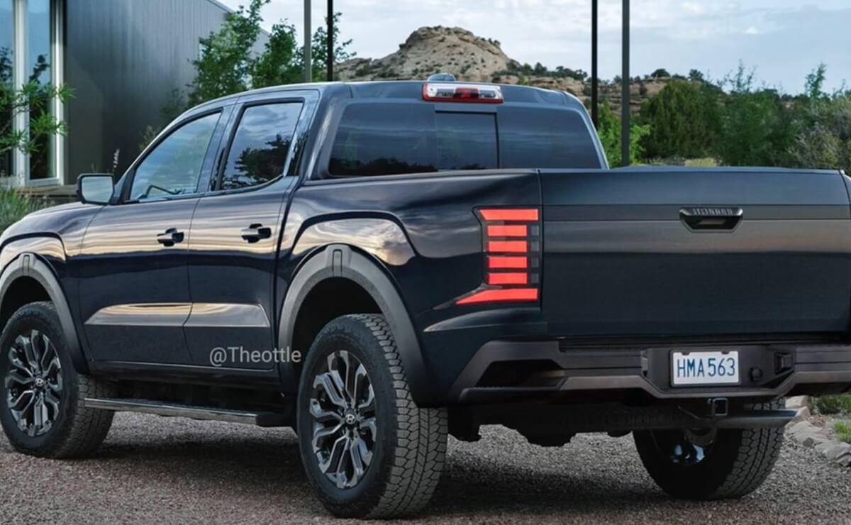 MDP Parte trasera posible pick up de Hyundai La Colaboración entre GM y Hyundai: Una Nueva Era para las Pick Up