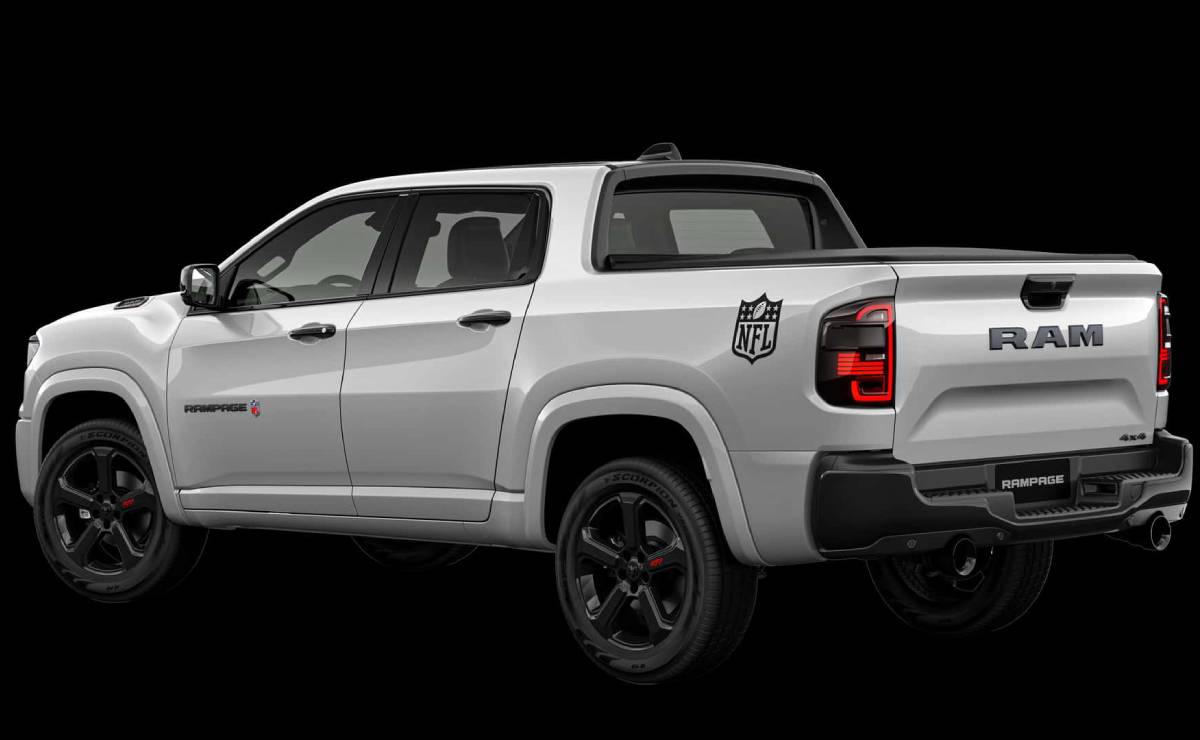 MDP RAM Rampage R T NFL Edition trasera RAM Despierta Pasiones con la Rampage R/T NFL Edition: ¿Qué Ofrece Esta Serie Limitada?