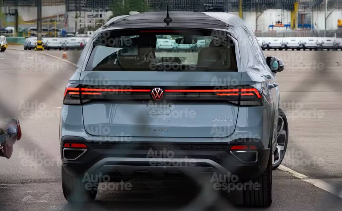 MDP Volkswagen Taos 2026 camuflada trasera Volkswagen Taos 2026: ¡La Nueva Cara del SUV que Desafía al Mercado Sudamericano!
