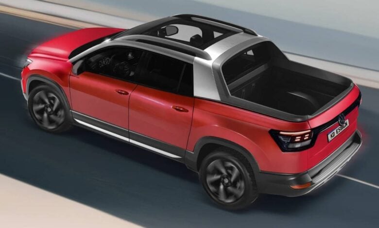 Volkswagen Udara: La Nueva Pick-Up Compacta Que Revolucionará el Mercado Latinoamericano MDP Volkswagen Udara accion trasera Volkswagen Udara: La Nueva Pick-Up Compacta Que Revolucionará el Mercado Latinoamericano