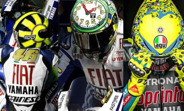 Valentino Rossi y el Gran Premio de San Marino: El Arte de un Casco Más que Especial MDP cascos valentino rossi motogp Valentino Rossi y el Gran Premio de San Marino: El Arte de un Casco Más que Especial
