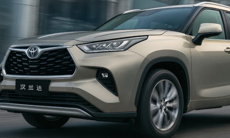 MDP toyota highlander 4 Toyota Highlander 2026: Un Salto Tecnológico en China y Discreta Evolución en EE.UU.