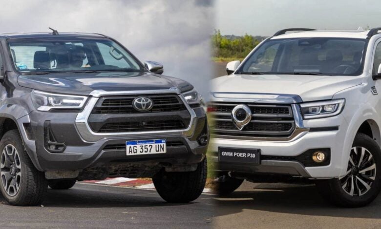 MDP toyota hilux srx vs gwm poer p30 La GWM Poer P30 desafía el trono de la Toyota Hilux: ¿Será la nueva favorita del mercado?