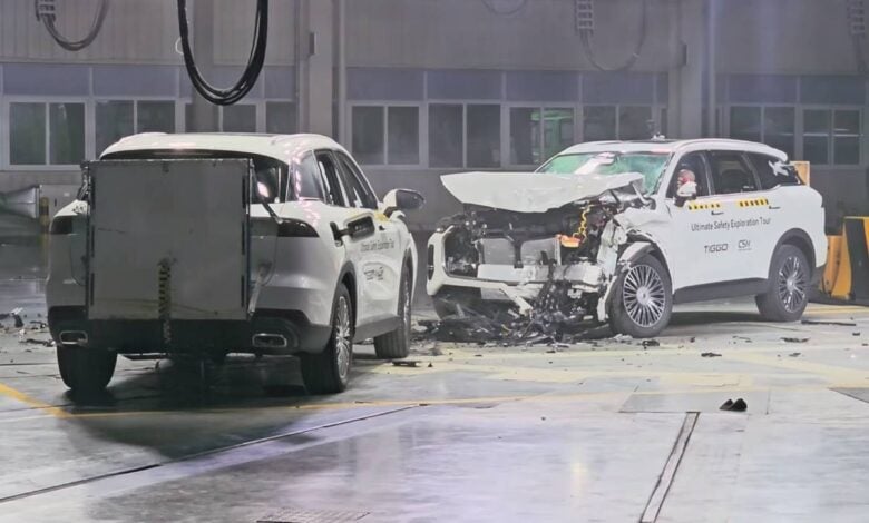 MDP Chery Tiggo 9 pruebas de choque Chery Tiggo 9: Un Nuevo Estándar de Seguridad y Confiabilidad en el Segmento de los SUVs