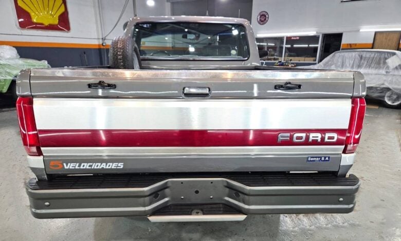 Ford F-100: El Regreso del Ícono Argentino que Nunca Pasa de Moda MDP Ford F 100 1992 cola Ford F-100: El Regreso del Ícono Argentino que Nunca Pasa de Moda