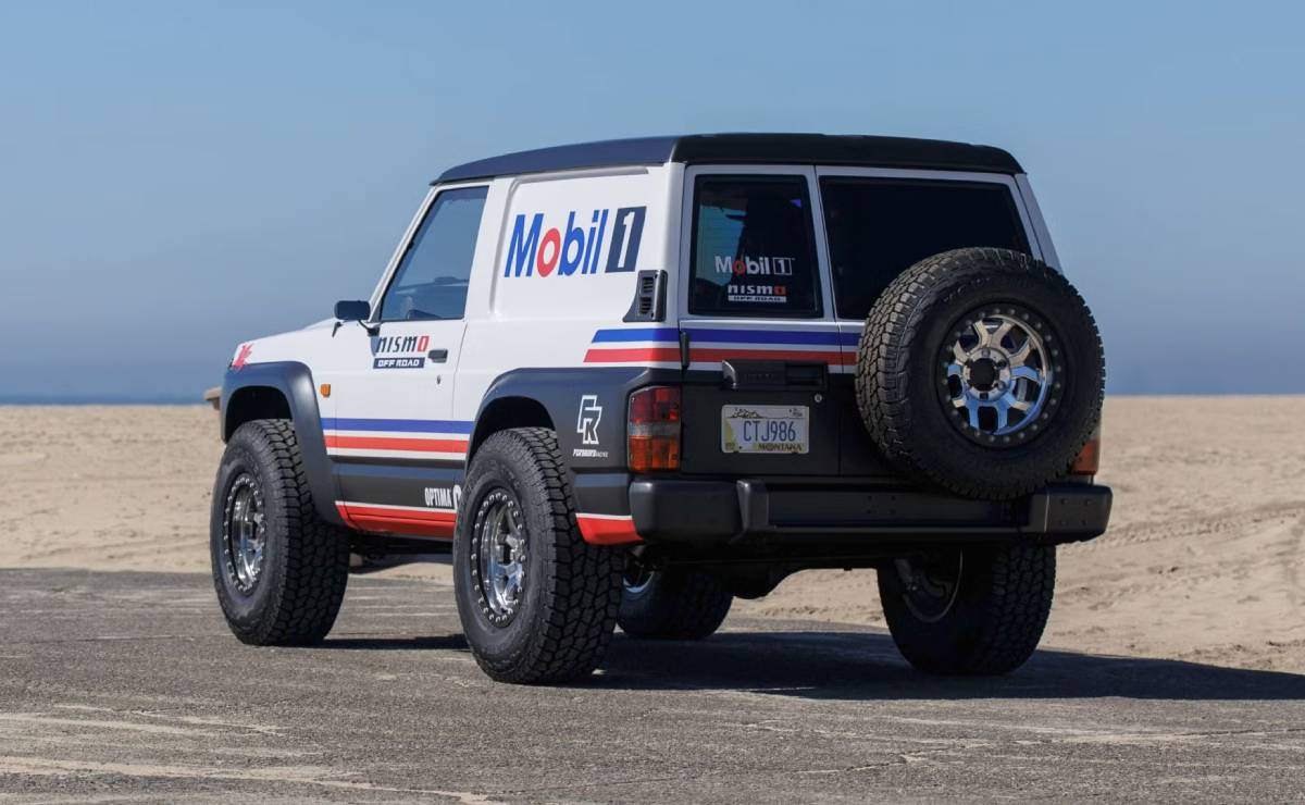 Nissan Expedia su Potencia: El Regreso del Patrol de 1990 al SEMA 2025 MDP Nissan Patrol 1990 trasera Nissan Expedia su Potencia: El Regreso del Patrol de 1990 al SEMA 2025