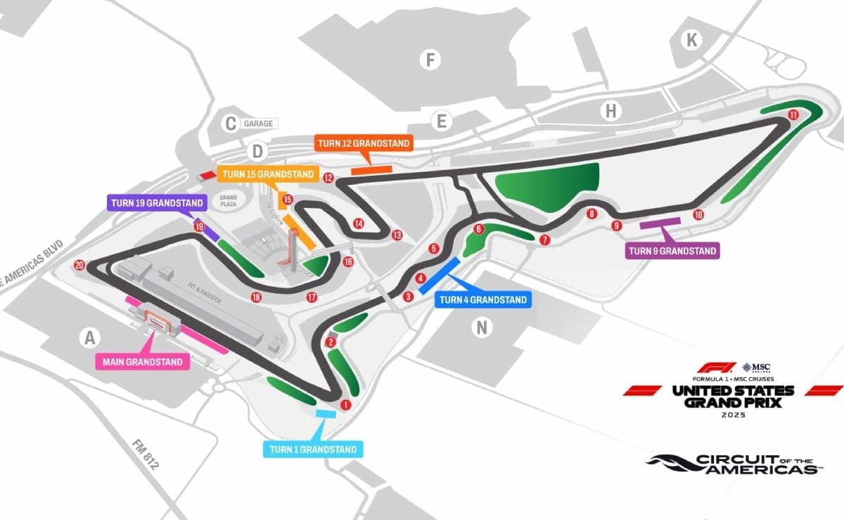 MDP circuito de las americas 1 Franco Colapinto y su desafío en el Gran Premio de Estados Unidos: ¿La puerta a la gloria?
