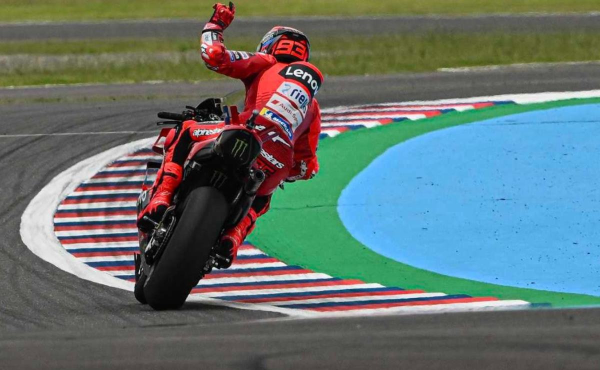 Marc Márquez en el podio