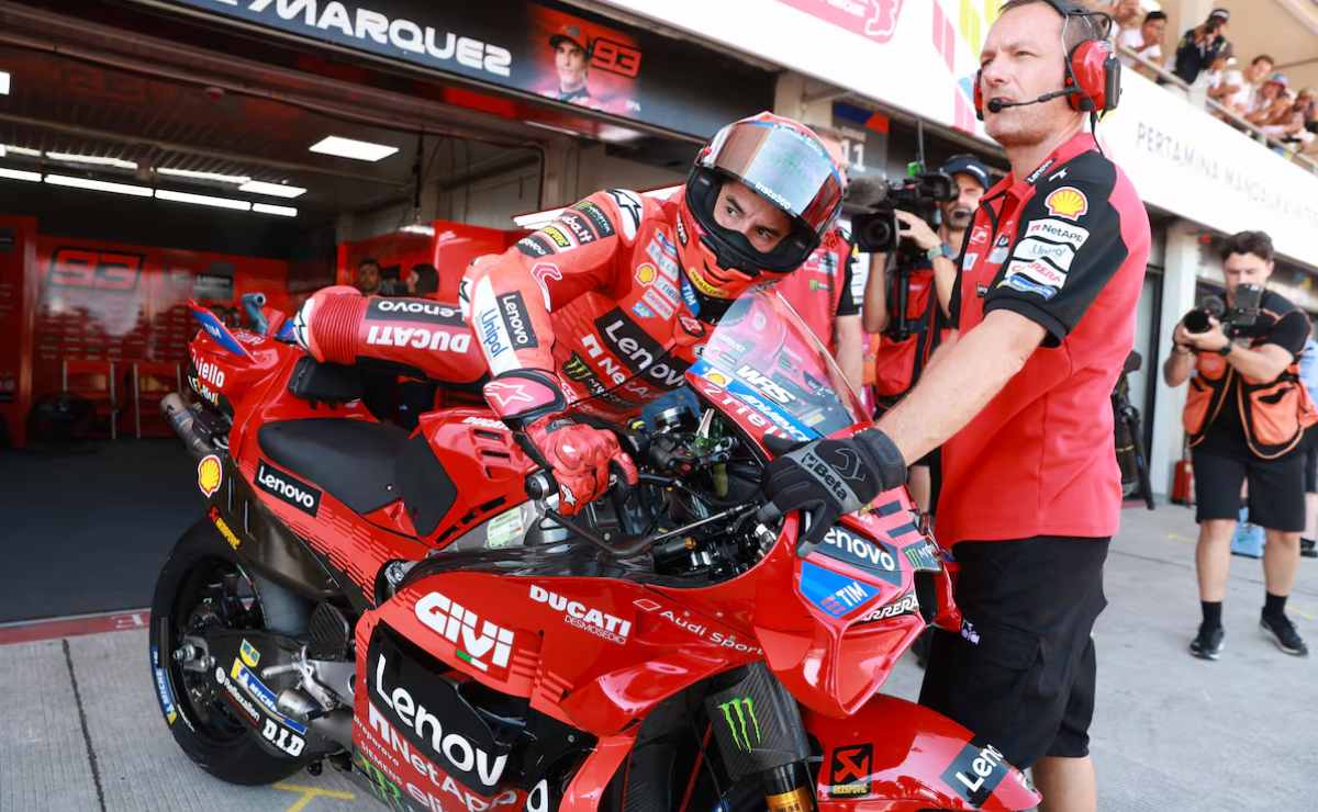 Marc Márquez en pista