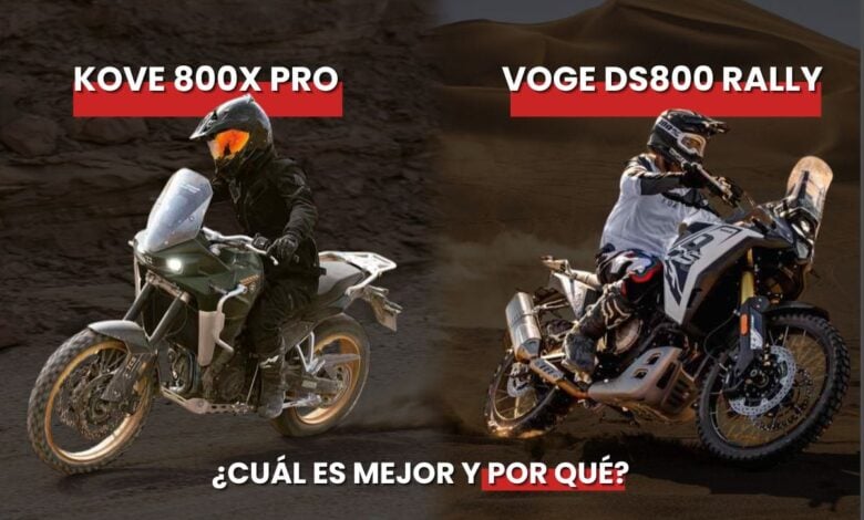 MDP motos trail voge ds 800 rally vs kove 800 x pro ¿Cuál es la mejor opción para tus aventuras? Comparativa entre la Voge DS 800 Rally y la Kove 800 X Pro