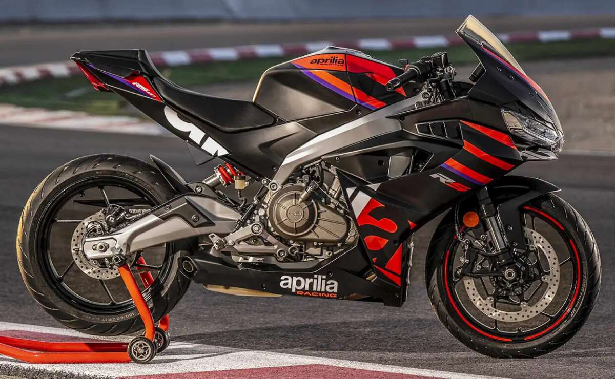 MDP Aprilia RS 457 lateral ¿Es la Aprilia RS 457 la moto deportiva más esperada en Latinoamérica?