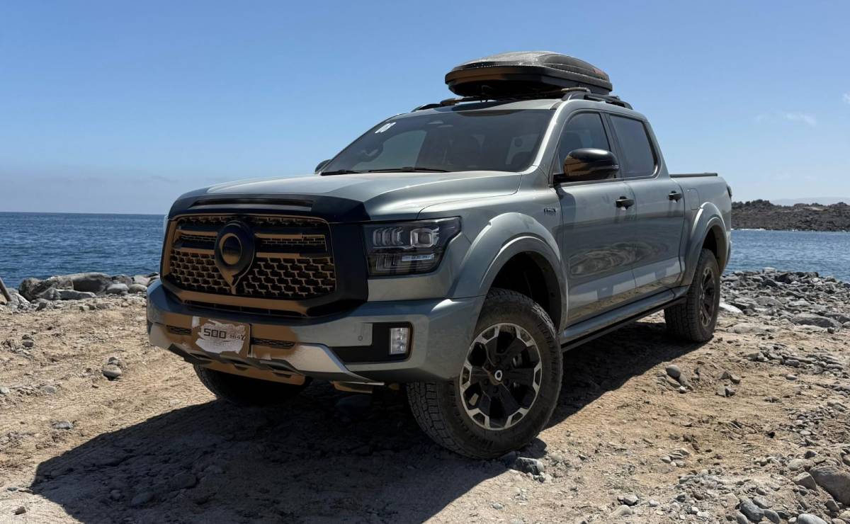 MDP Pick up GWM POER 500 PHEV frente ¿La nueva competidora en el mercado de las pick-ups? GWM Poer 500 PHEV aterriza en Chile