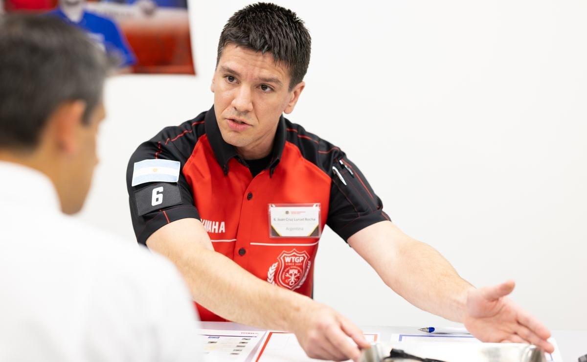 MDP yamaha mundial mecanicos 1 Juan Cruz Lunad Rocha: El Técnico Argentino que Conquistó el World Technician Grand Prix 2025