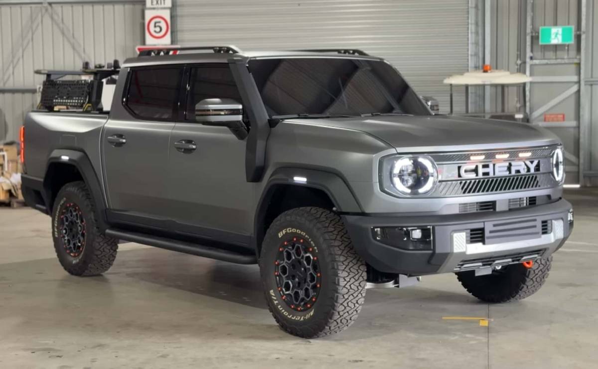 MDP Pick up Chery KP31 frente 1 1 ¿Revolucionará Chery KP31 el mercado de pick-ups con su novedoso diseño híbrido?