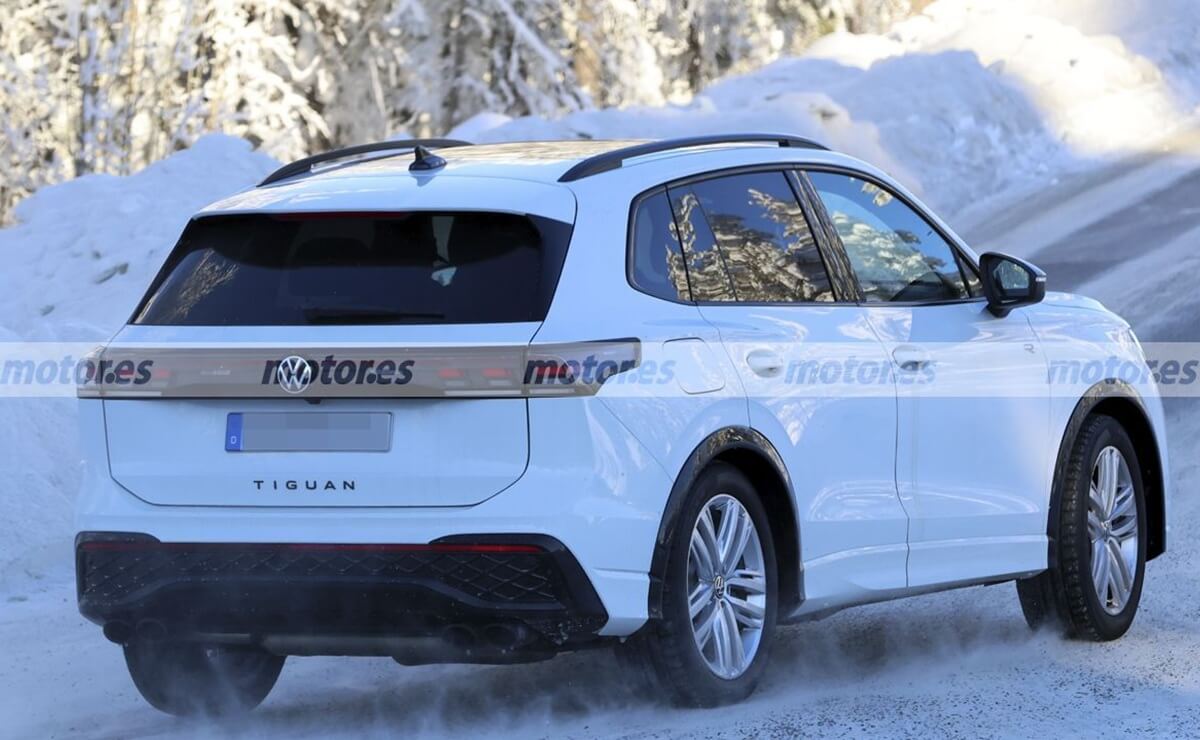 MDP Volkswagen Tiguan R 2027 zona trasera Volkswagen Tiguan R: La Revolución del C-SUV Potente ya está Aquí