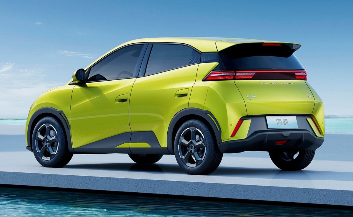 MDP Auto BYD Dolphin Mini trasera BYD Dolphin Mini: El Auto Eléctrico Que Revoluciona los Caminos Argentinos