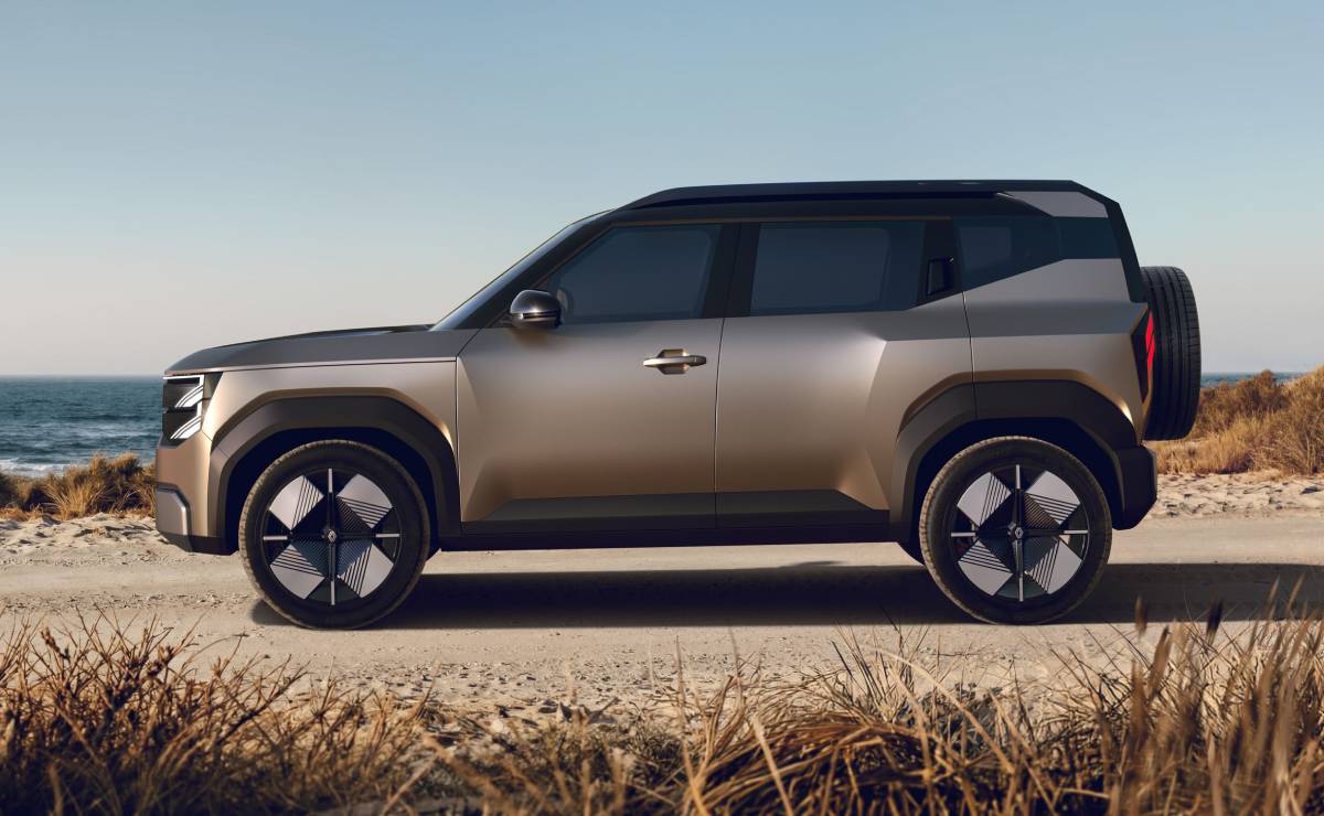 MDP Renault Bridger Concept perfil Renault Bridger Concept: El Nuevo SUV Eléctrico que Revolucionará el Segmento B en Mercados Emergentes