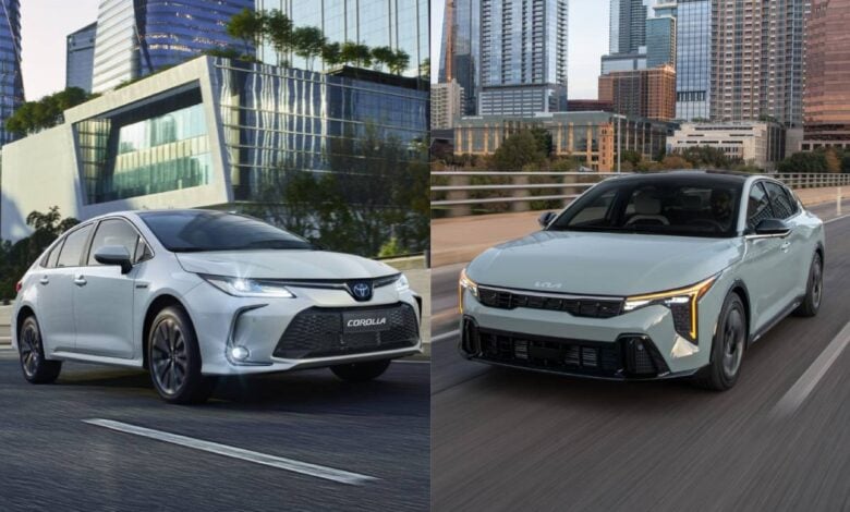 MDP Toyota Corolla vs Kia K4 1 Kia K4: El Nuevo Contendiente en el Segmento de los Sedanes Medianos