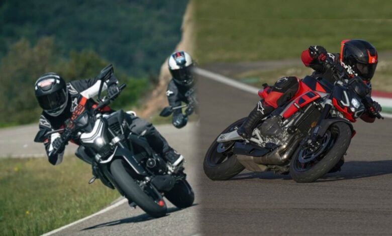 ¿Está la Aprilia Tuono 457 Predestinada a Liderar el Mercado de Licencias A2? MDP cfmoto 450nk vs aprilia tuono 457 ¿Está la Aprilia Tuono 457 Predestinada a Liderar el Mercado de Licencias A2?