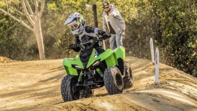 MDP kawasaki kfx90 1 Kawasaki KFX 90: El Cuatriciclo Ideal para Jóvenes Aventureros