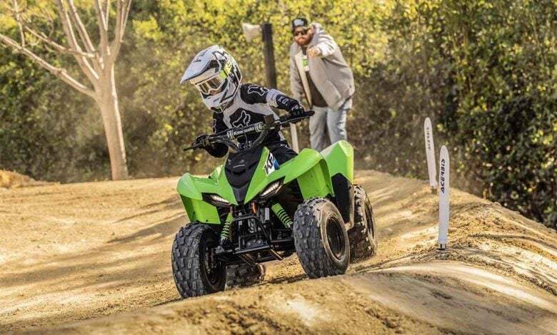 MDP kawasaki kfx90 1 Kawasaki KFX 90: El Cuatriciclo Ideal para Jóvenes Aventureros