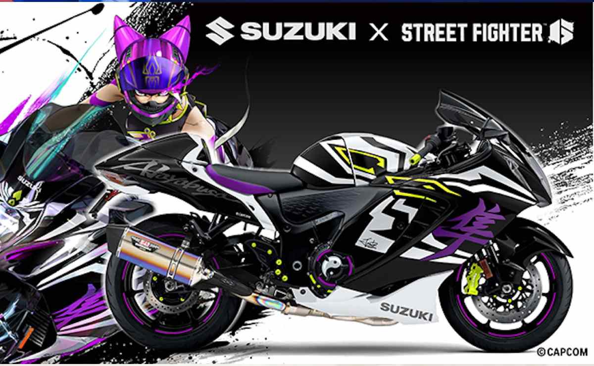 MDP suzuki hayabusa street fighter 1 Suzuki Hayabusa se reinventa: Inspiración de Street Fighter 6 en una edición única